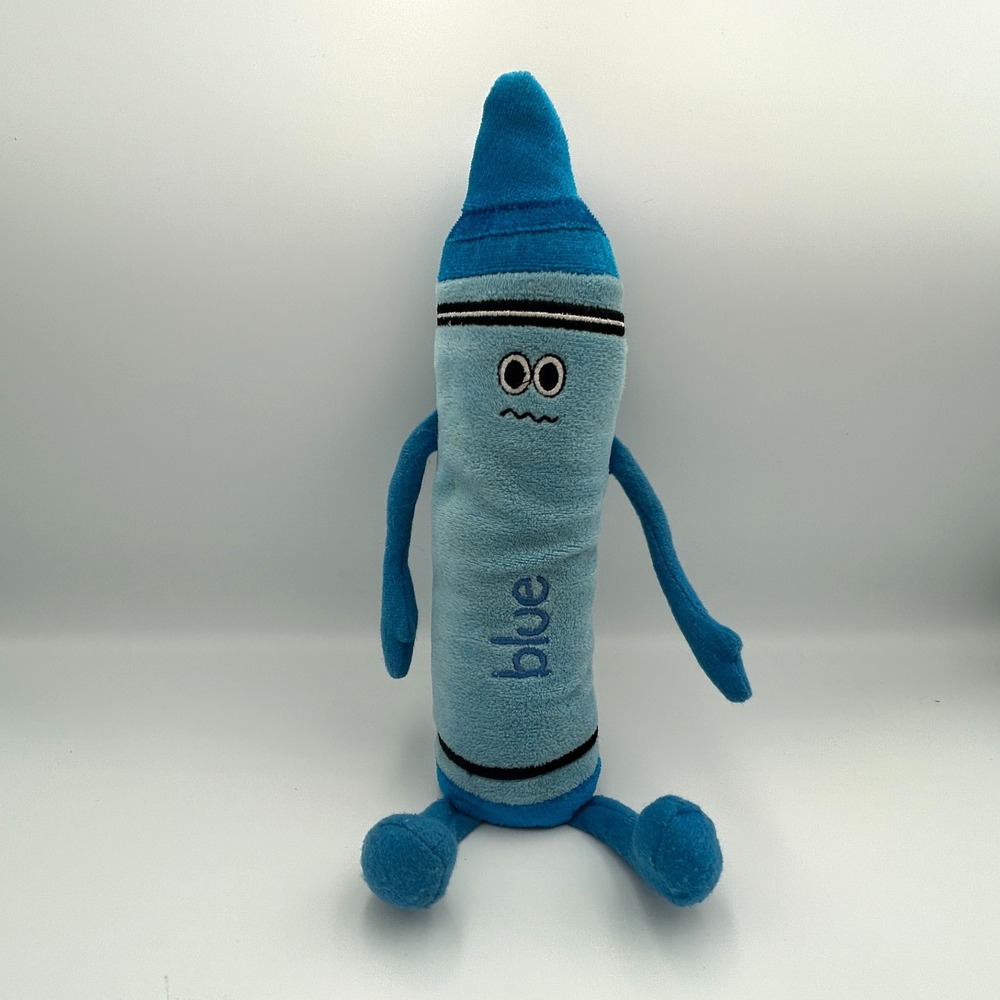 Kids Preferred Blue Crayon‎ Beanbag Plush 12 Inch Color Toy 2017 RARE